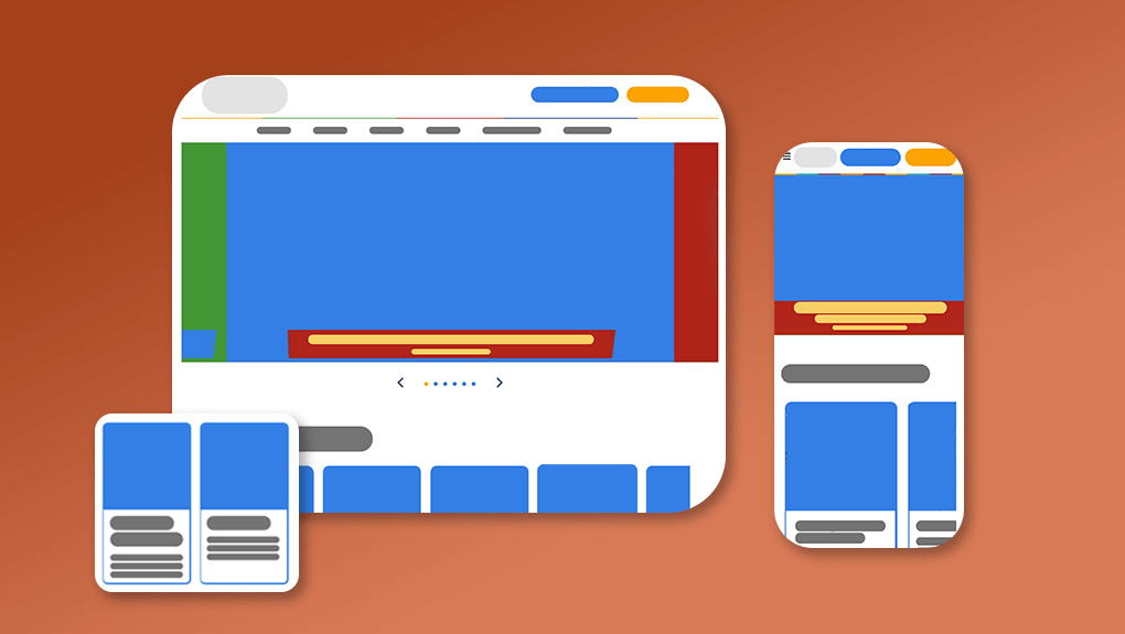 Project hero visual (abstract UI or product composition)